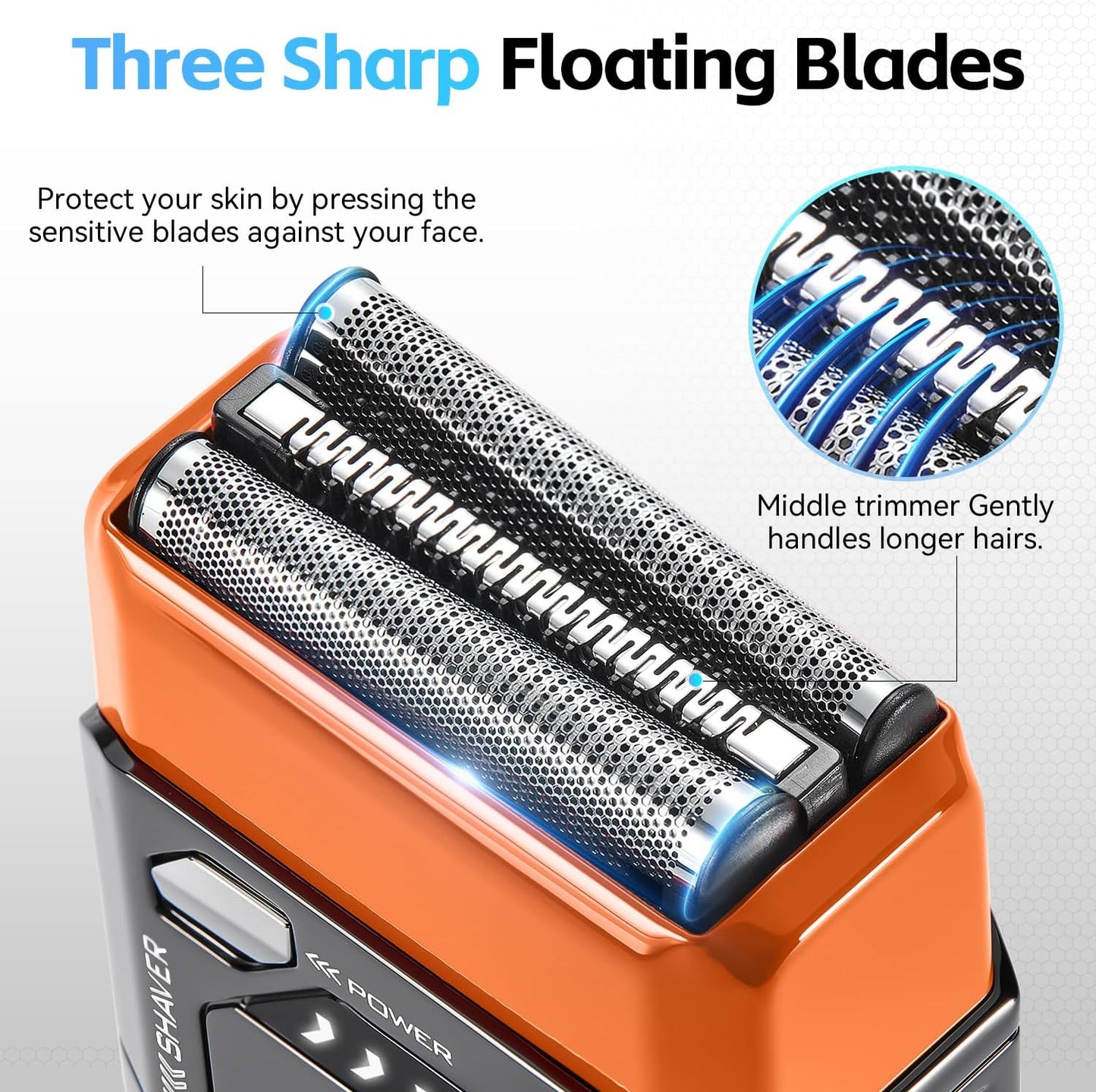 Mecha Men's Electric Shaver IPX7 – Mini, Portable & Powerful
