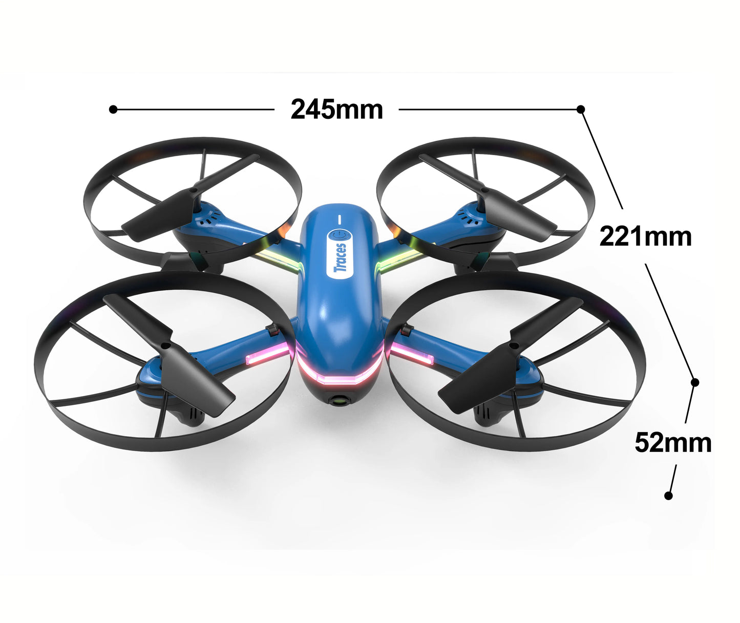 Wi-Fi FPV RC დრონი X18