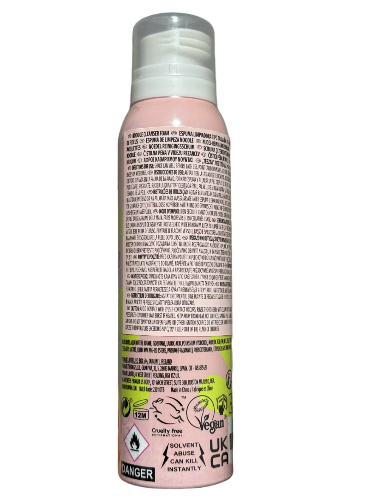 Body Foam Cleaner