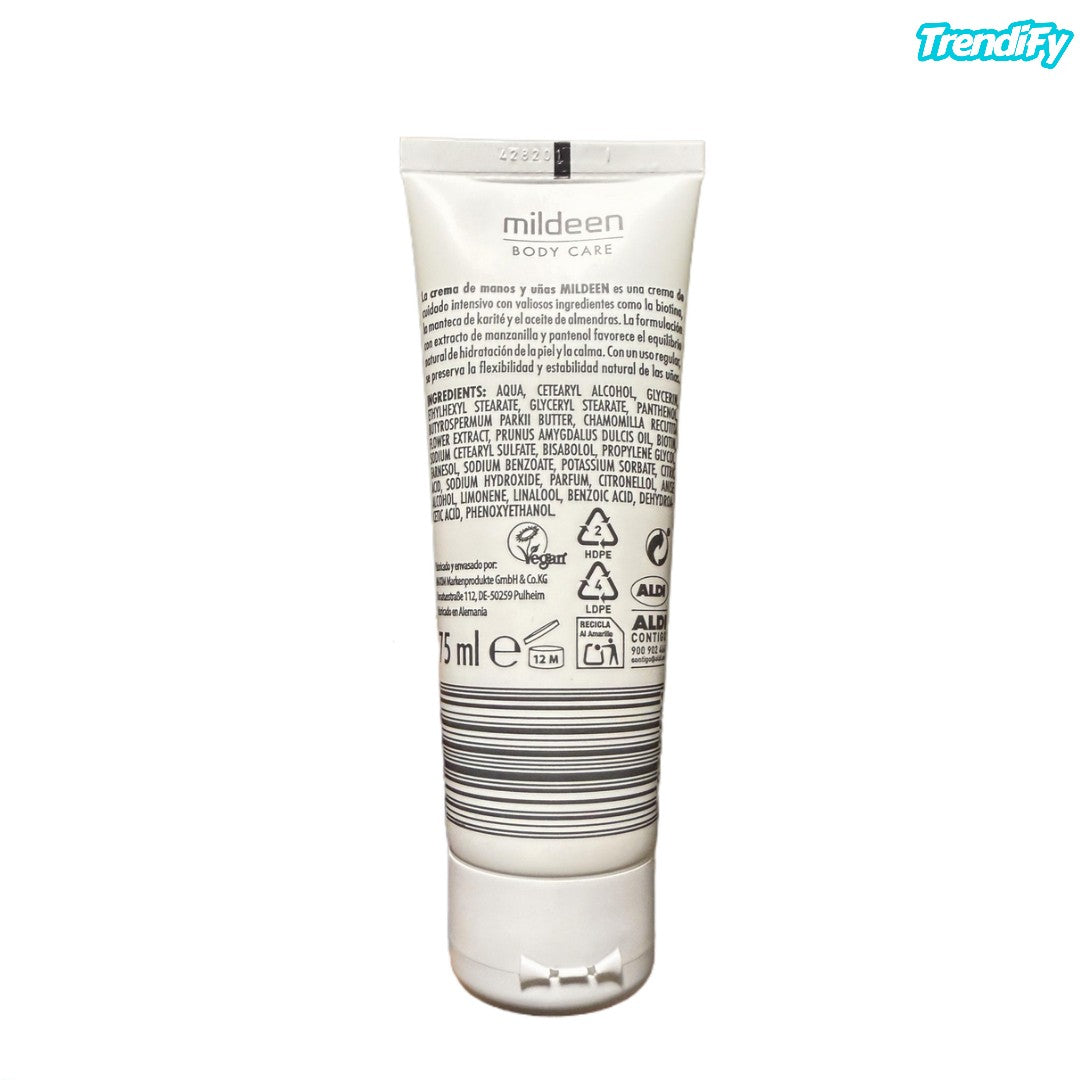Hand & Nail Cream with Apple Extract, Shea Butter & Almond Oil