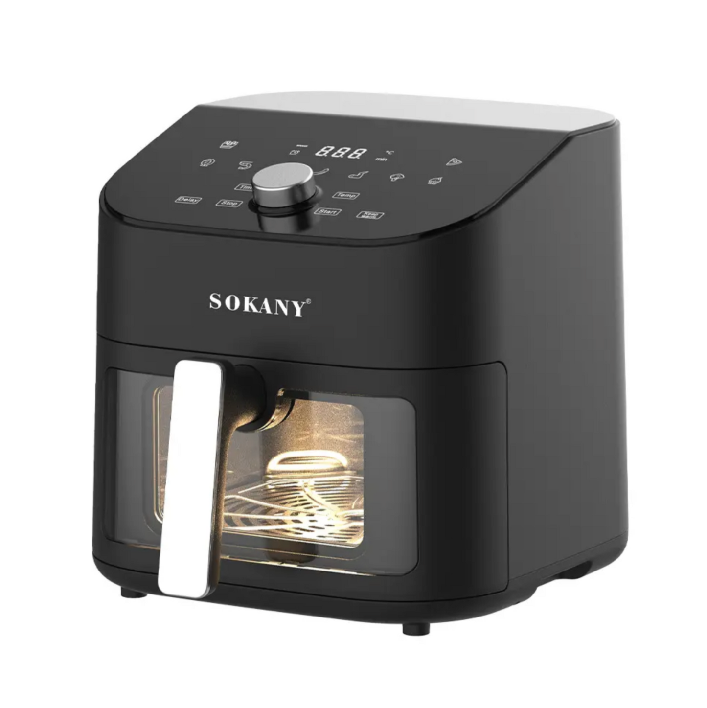 აეროგრილი, LCD ეკრანი SOKANY 7.5L 1800W