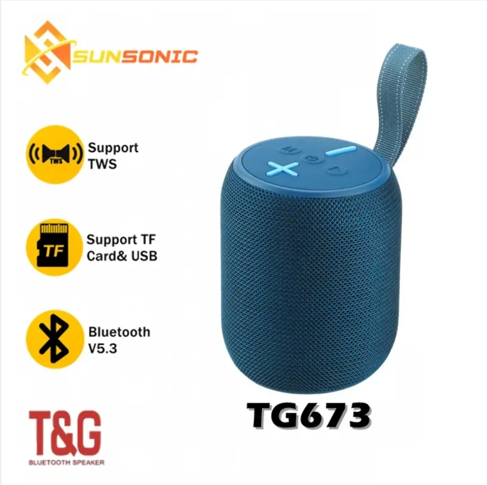 Bluetooth დინამიკი-პორტატული, TG673 5W.