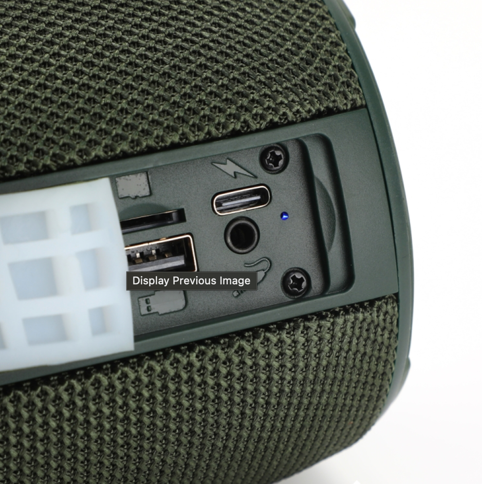 Bluetooth დინამიკი, LED განათებით TG434 8W.