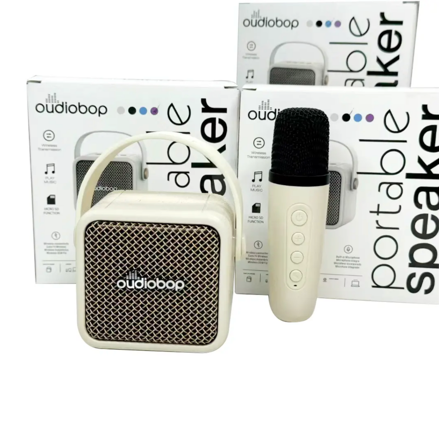 უსადენო Bluetooth კარაოკე მიკროფონი/ დინამიკი ბავშვებისთვის – 0P515 🎤🎶