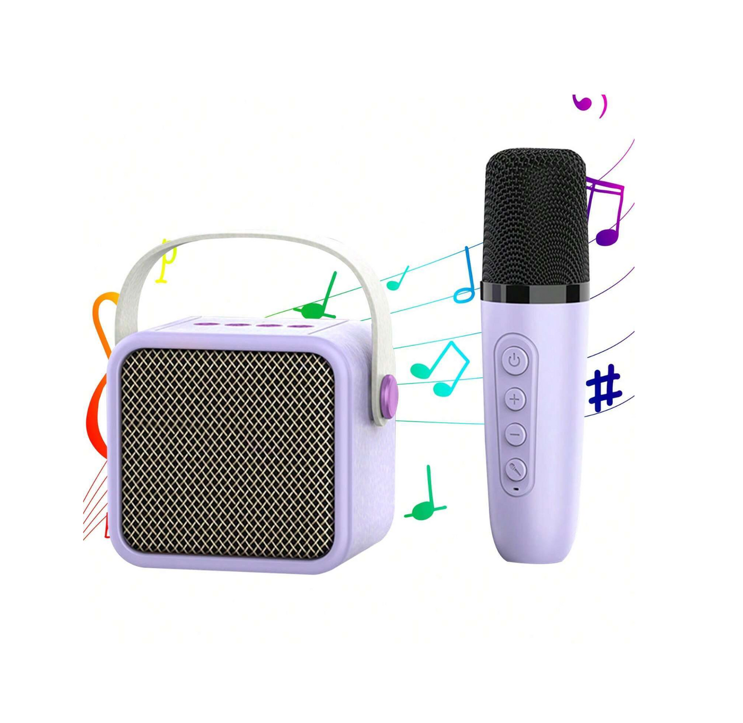 უსადენო Bluetooth კარაოკე მიკროფონი/ დინამიკი ბავშვებისთვის – 0P515 🎤🎶