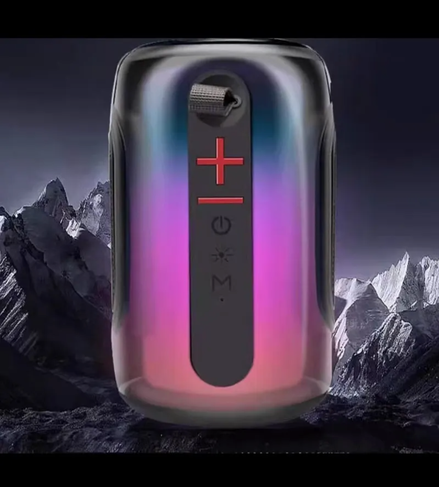 დინამიკი Bluetooth, ფერადი განათება, საბვუფერი PULSE8.