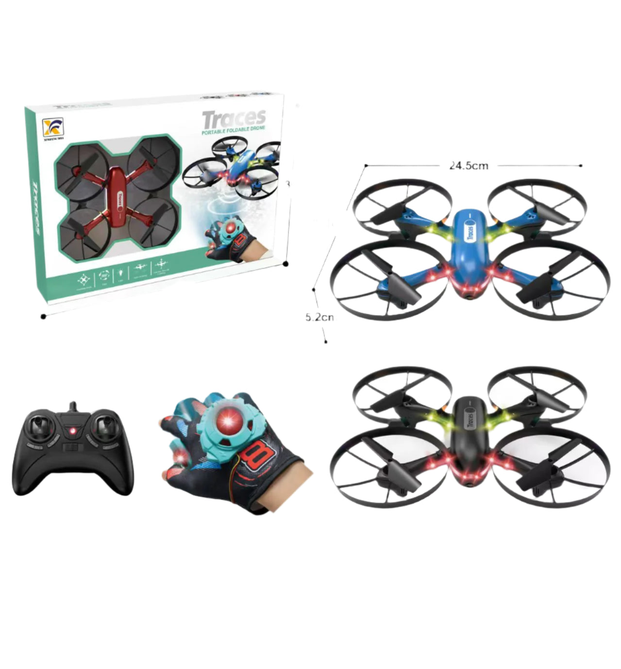Wi-Fi FPV RC დრონი X18