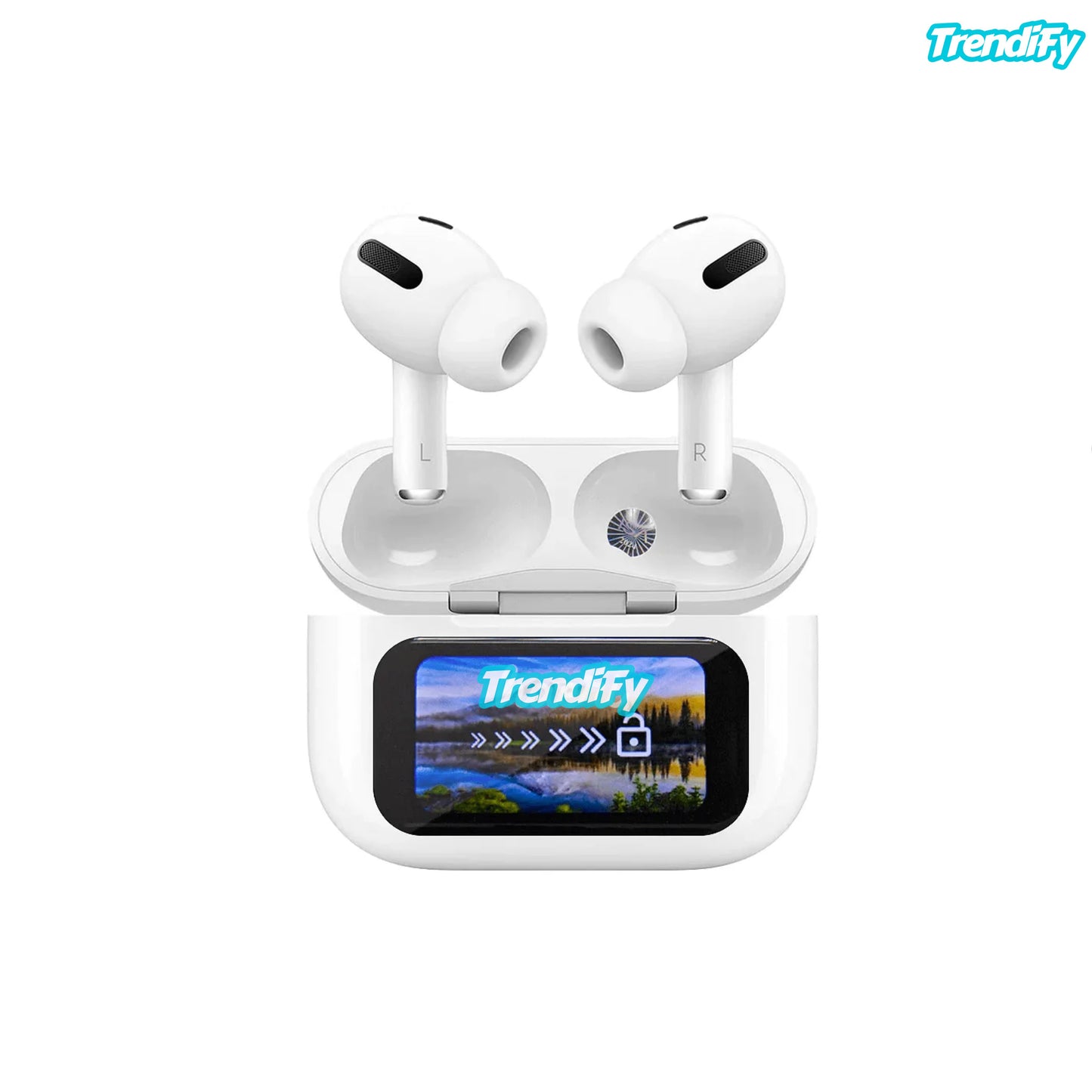 AirPods A9 Pro with touchscreen