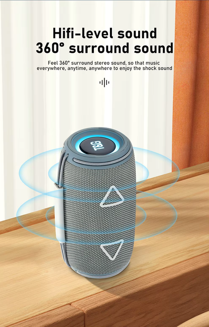 Bluetooth დინამიკი LED განათებით, TG657 15W.