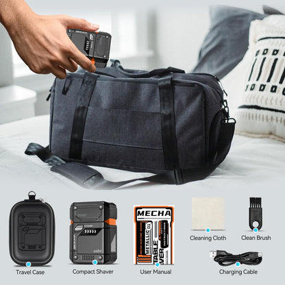 Mecha Men's Electric Shaver IPX7 – Mini, Portable & Powerful