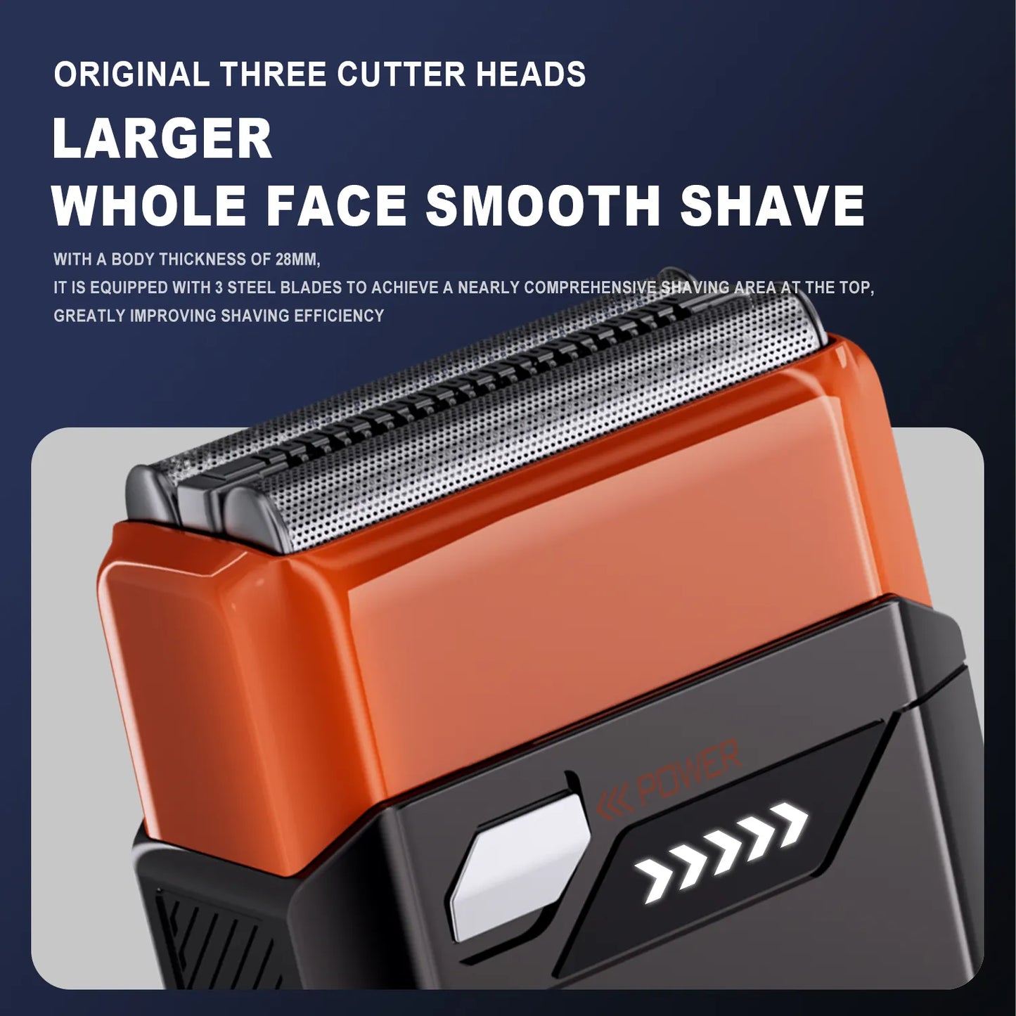 Mecha Men's Electric Shaver IPX7 – Mini, Portable & Powerful