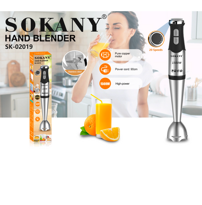 ხელის ბლენდერი SOKANY 1500W