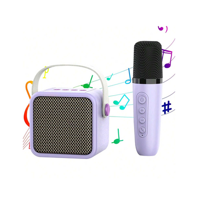უსადენო Bluetooth კარაოკე მიკროფონი/ დინამიკი ბავშვებისთვის – 0P515 🎤🎶

