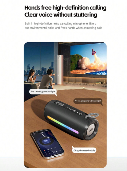 HEAVYBASS უსადენო Bluetooth დინამიკი. 10 W